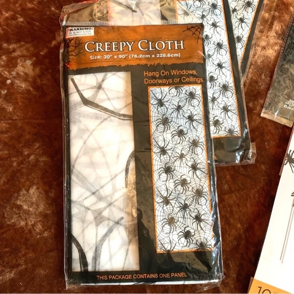 Halloween spider accessory bundle 5 items unopened packages - Picture 2 of 10